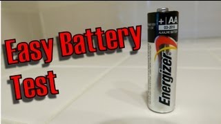 How To Test a AA battery Easiest Way For Any Battery Fast Easy [upl. by Ettelra]