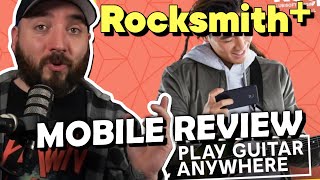 ROCKSMITH ON PHONE Rocksmith Mobile Review  Rocksmith Plus Mobile Reaction [upl. by Arrait547]