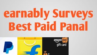 Earnably best paid worldwide survey earning website for influencers [upl. by Atekihs]