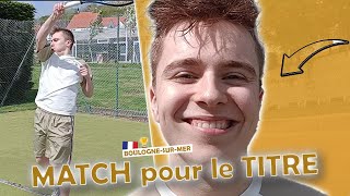 Final pour un premier titre à BOULOGNE SUR MER contre AZEKEI 1844 ATP Parodie Jules Marie [upl. by Pachton]