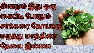 சர்க்கரை நோய்க்கு மாத்திரை வேண்டாம்  Sakkarai noi marunthu in tamil [upl. by Avron]