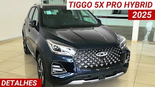 Caoa Chery TIGGO 5X Pro Hybrid Max Drive 2025 chega com muita tecnologia por R144990 vale a pena [upl. by Nero]