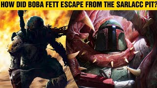 How Did Boba Fett Survive The Sarlacc Pitt shorts [upl. by Nawotna679]