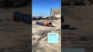 Entrenamiento en la playa oh chica 🥰 workout jakepaul [upl. by Eskill519]