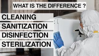 Cleaning vs Sanitization vs Disinfection vs Sterilization [upl. by Britt]