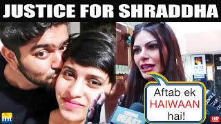 Sherlyn Chopras KADAK Reaction on AFTABSHRADDHA Case  Justice For Shraddha  Aftab Ameen [upl. by Htebazle911]