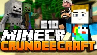 Minecraft CRUNDEE CRAFT 10  Smurf Ownage [upl. by Gradey212]