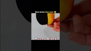 world darkest black colour 😲shorts facts sciencefacts daliyfacts viral amazingfacts [upl. by Fredrika477]