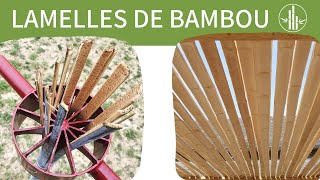 Comment Fendre le Bambou en Lamelles Facilement [upl. by Berthoud]