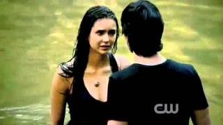 TVD 3x02  Damon and Elena Scenes Part 1 [upl. by Yltsew]