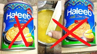 How To Check Desi Ghee  Haleeb Desi Ghee Review [upl. by Nyleak294]