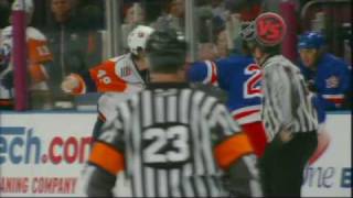 Mitch Fritz vs Colton Orr Dec 29 2008 [upl. by Ahsieyn]