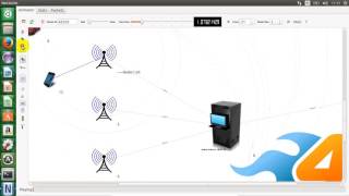 Simulation of 4G LTE Network with ns3 simulator [upl. by Akinna]