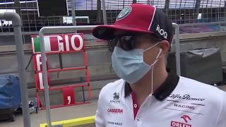 KIMI RAIKKONEN LEFT WHEN ASKED TO TALK IN FINNISH  F1 2020 STYRIAN GP  SAME OLD KIMI  INTERVIEW [upl. by Arimihc]