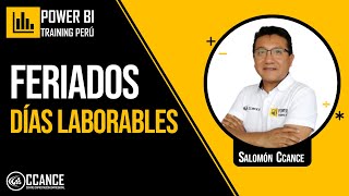 ¿Cómo Calcular Días Laborables y Feriados en Power BI [upl. by Ennovyahs302]