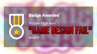 How Royale High FAILED Its Own Game Design [upl. by Llenral]