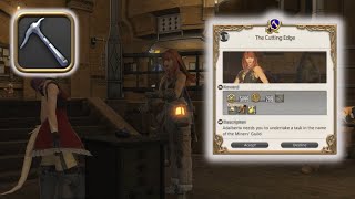 QQ  FFXIV  Miner Level 10  The Cutting Edge [upl. by Nawud]