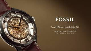 Introducing the Fossil Townsman Automatic Watch  Fall 2024 Mens Collection [upl. by Ahsekyw]