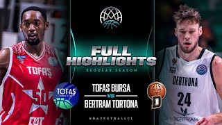 Tofas Bursa v Bertram Derthona Tortona  Full Game Highlights  BasketballCL 202324 [upl. by Galina]