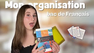 MON ORGANISATION POUR LE BAC FRANÇAIS 📚 [upl. by Bilac219]