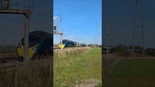 390 001 passing through winwick Junction subscribe railway train trainspotting class [upl. by Nordin]