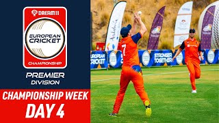 🔴 Dream11 ECC Premier 2024  Championship Week Day 4  18 Oct 2024  Live European Cricket [upl. by Otxis]