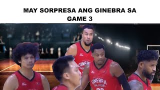 GINEBRA MAS LALAKAS SA GAME 3  PBA APPROVES MAJOR TRADE  CONE MAY BAGONG STRATEGY [upl. by Nevil]