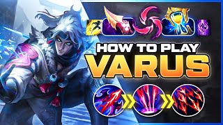 HOW TO PLAY AP VARUS MID SEASON 14  Build amp Runes  Season 14 Varus guide  League of Legends [upl. by Alejandra]