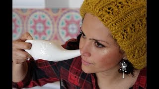 Neti pot lavado nasal para prevenir gripas [upl. by Higley205]