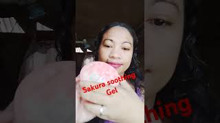 Sakura soothing gel trending viralvideos shorts [upl. by Meridith872]