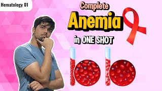 Complete Anemia in ONE SHOT  Hematology  RBC IndicesMBBSIOM [upl. by Tipton598]