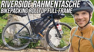 Riverside Bikepacking Rahmentasche Full Frame Erfahrungen 👉🚲 Bikepacking Frame Bag Large [upl. by Pfeffer]