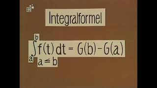 Telekolleg Mathematik 2 33 Integralformel [upl. by Ahtanamas27]