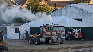 Cabover Semi Truck Pull [upl. by Huberman]