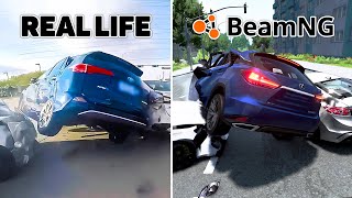 Accidents Based on Real Life Incidents 7  BeamNG DRIVE [upl. by Zetnom]