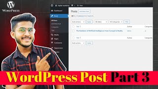 How to Create Posts in WordPress  WordPress Post कैसे बनाये  Fully Explained [upl. by Yam]