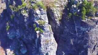 Amazing views from the Drone of Linville Gorge  Shortoff Mountain  Linville NC [upl. by Epifano632]