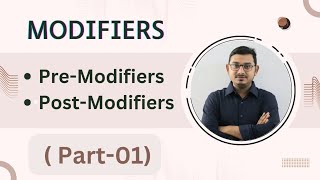 Modifier Part01 Pre Modifier amp Post Modifier  HSC  SSC  BCS  University Admission Test [upl. by Scottie]