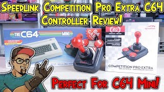 C64 Mini Is Great With A Quality Controller SpeedLink Anniversary Edition Competition Pro Extra [upl. by Enileda]