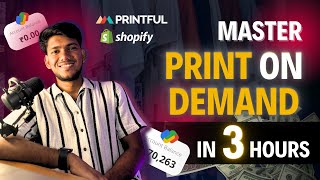 Full Print OnDemand Course With PRINTFUL 2024  COMPLETE AZ BLUEPRINT 2024 [upl. by Airetas]