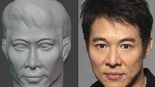 Jet Li Blender Sculpting Likeness [upl. by Margalo712]