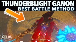 The EASIEST Way to Defeat Thunderblight Ganon  Zelda Breath of the Wild [upl. by Nnylahs]