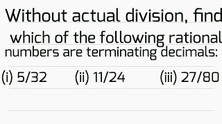 Class 9 Maths Question on Terminating decimals  20242025ytshorts questionpaper class9pt1 [upl. by Nosyt]