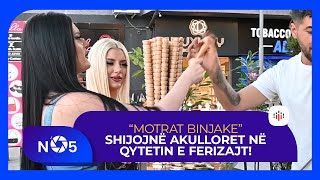 Motrat binjake shijojnë akulloret në qytetin e Ferizajt [upl. by Eilagam]