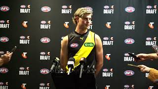 AFL DRAFT  quotOnetwo punchquot  Smillie keen to link up with Lalor [upl. by Llehcar776]