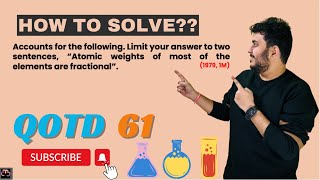 Atomic weights of most of the elements are thecurlychemist9953 jeepyq jeemains jeeadvanced [upl. by Lyret]