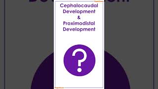 Cephalocaudal and Proximodistal development  What is the difference   CTET amp TET CDP [upl. by Morville433]