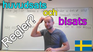 Regler för huvudsats och bisats ordföljd SFI [upl. by Erbe552]