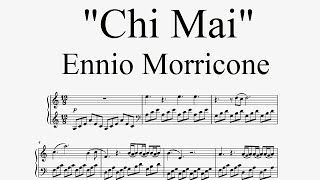 quotChi Maiquot  Ennio Morricone easy piano [upl. by Amias]