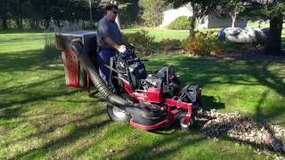 NEW MODEL AVAILABLE FALL 2022  Stand on Mower Bagger  Red Magic Performance  MaxFill2 Bagger [upl. by Ggerk]